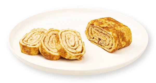 Изображение Омлет на теппане С ветчиной и томатами натуральный СП ТАБРИС вес 