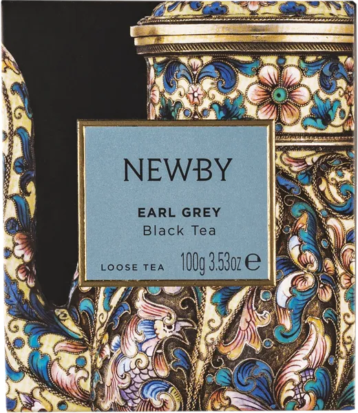 Изображение Чай черный Ньюби эрл грей Ньюби Тиз кор, 100 г