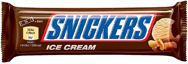 Изображение Мороженое карамель и арахис Сникерс молочное батончик Марс ООО м/у, 48 г