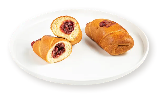 Изображение Пирожок сдобный С вишней и клубникой СП ТАБРИС 0 м/у, 55 г