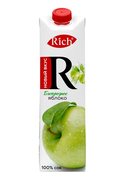 Изображение Сок Рич яблоко Мултон т/п, 1 л