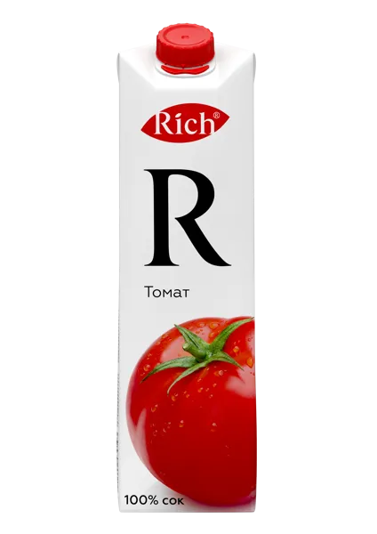 Изображение Сок с мякотью Рич томат Мултон т/п, 1 л