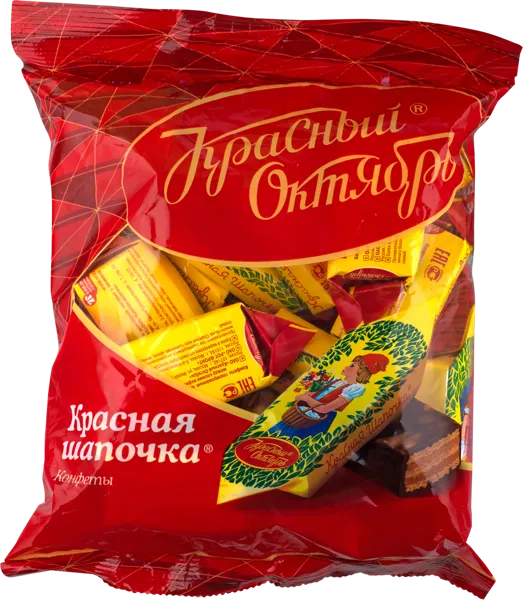 Изображение Конфеты вафельные Красная шапочка ОК Красный Октябрь м/у, 250 г