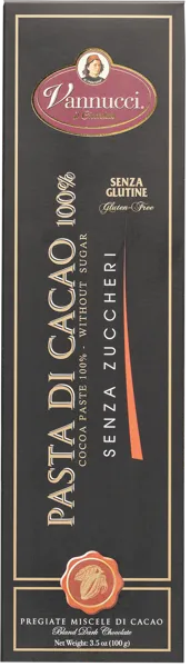 Изображение Шоколад горький 100% Ваннуччи из Умбрии Ваннуччи кор, 100 г