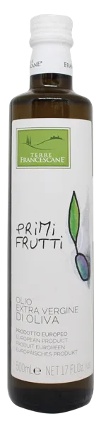 Изображение Масло оливковое 0,5% Тэррэ Франческане из Умбрии e.v. из первых плодов Куфрол с/б, 500 мл