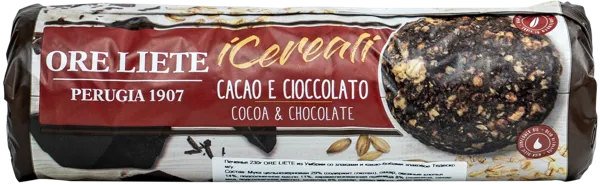 Изображение Печенье злаковое Оре Лиете из Умбрии со злаками и какао-бобами Тедеско м/у, 230 г
