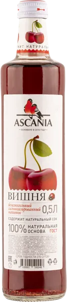Изображение Напиток газ Аскания вишня Аскания с/б, 0,5 л
