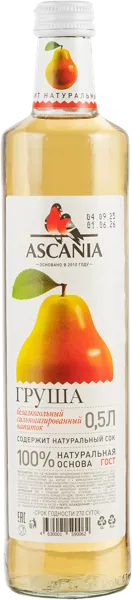 Изображение Напиток газ Аскания груша Аскания с/б, 0,5 л