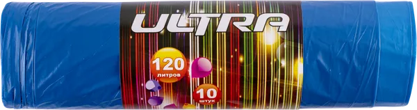 Изображение Мешки для мусора 120л Ультра завязки Концепция быта , 10 шт