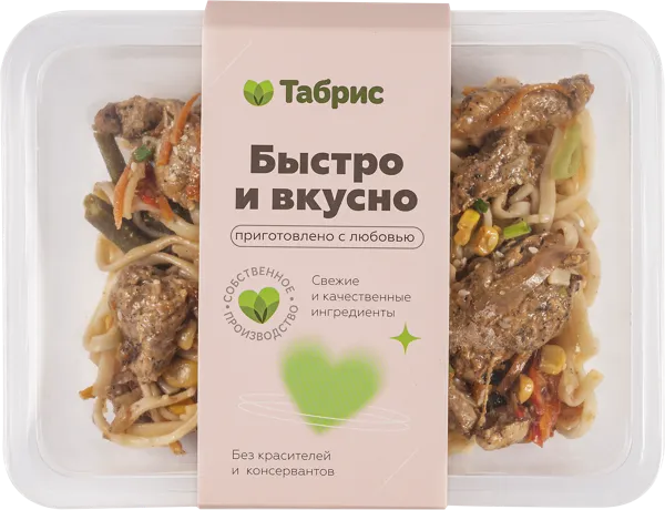 Изображение Лапша Удон со свининой СП ТАБРИС ГВУ, 300 г