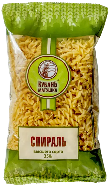 Изображение Макароны г. Краснодар Кубань матушка спираль Югоптторг-23 м/у, 350 г