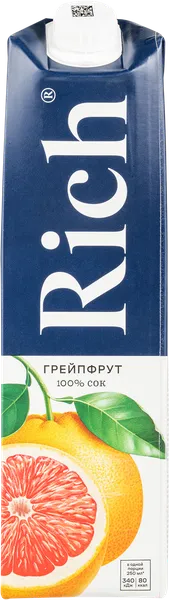 Изображение Сок с мякотью Рич грейпфрут Мултон т/п, 1 л