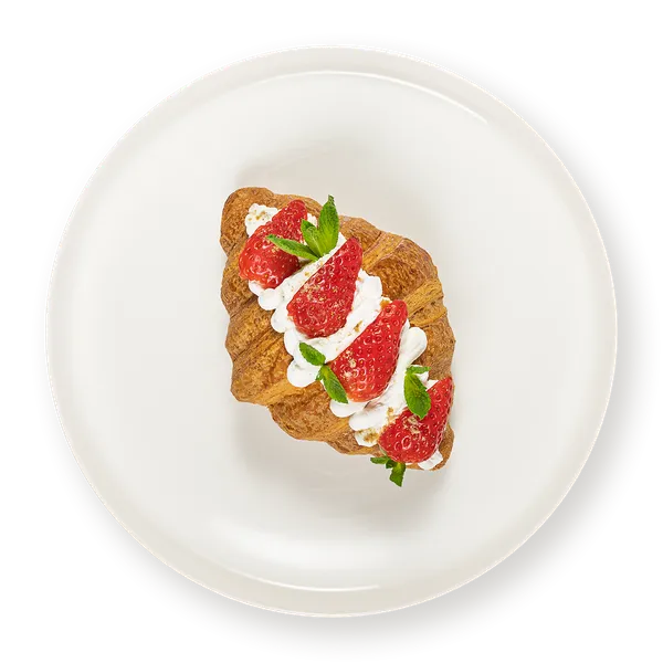 Изображение Сэндвич-круассан Со свежими ягодами с кремом СП ТАБРИС пл/уп, 140 г