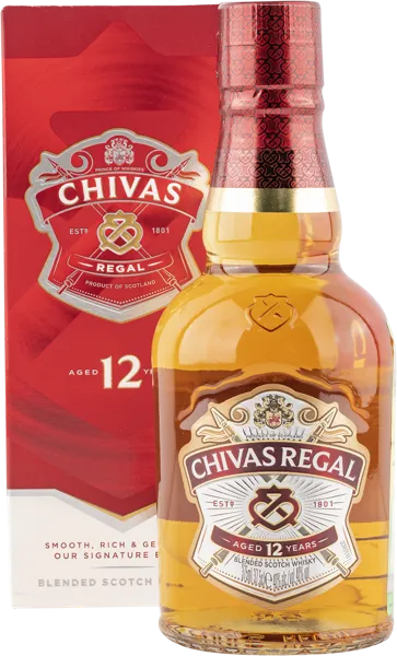 Изображение Виски купажированный Чивас Ригал 12 лет Чивас Бразерс , 0,375 л
