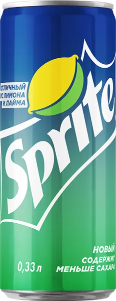 Изображение Напиток газ импорт Спрайт Кока Кола Инт ж/б, 0,33 л