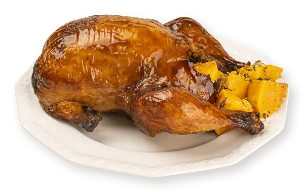 Изображение :Курица запеченная С тыквой В.Порядин-Табрис вес 