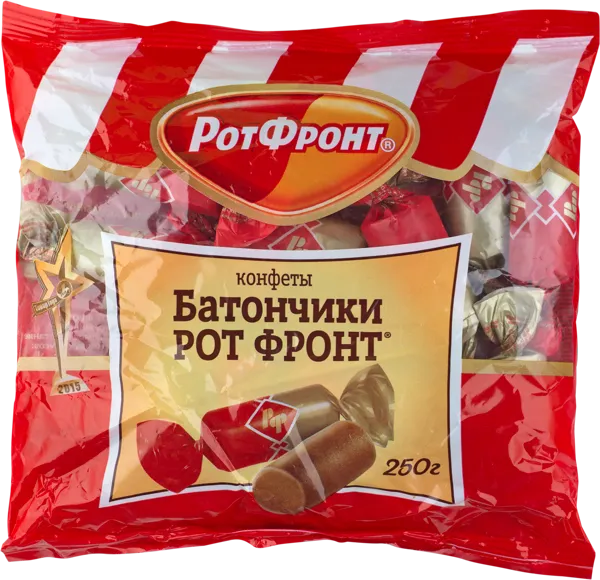 Изображение Батончики неглазированные Рот- Фронт ОК Рот- Фронт м/у, 250 г