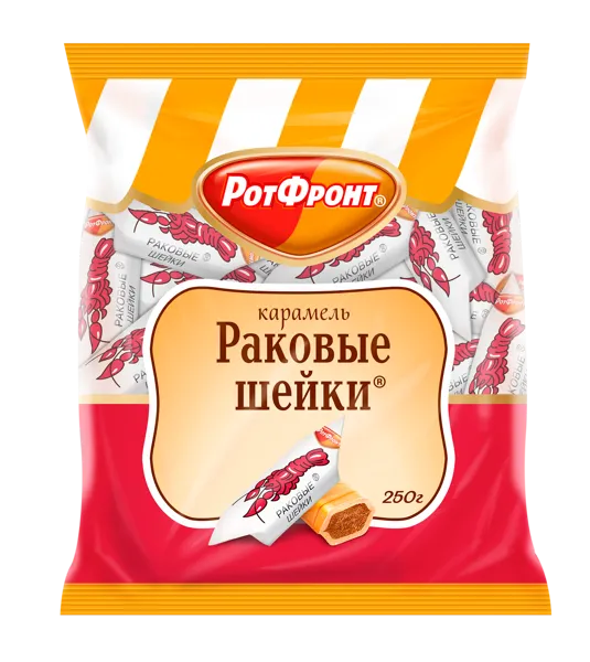 Изображение Карамель с начинкой Раковые шейки ОК Рот- Фронт м/у, 250 г