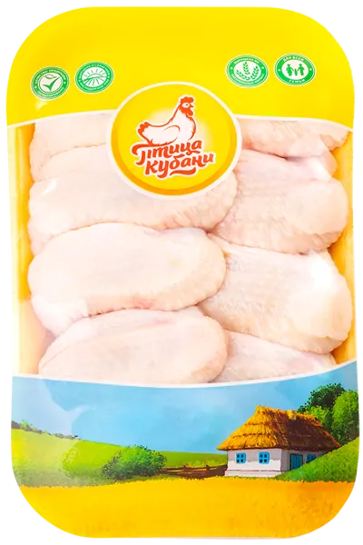 Изображение Птица охлаждённая Птица Кубани крыло цыпленка-бройлера Агрокомплекс АО лоток 