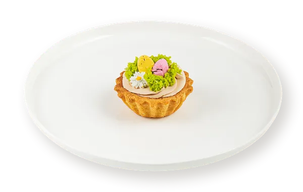 Изображение Пирожное песочное Корзиночка Пасхальная с вишней СП ТАБРИС п/б, 90 г