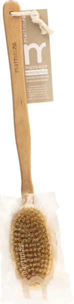 Изображение Щетка для тела на палке Мартини нейчрал натуральная щетина Мартини спа м/у, 1 шт