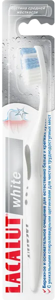 Изображение Зубная щетка средняя Лакалют вайт Аркам Гмбх п/у, 1 шт