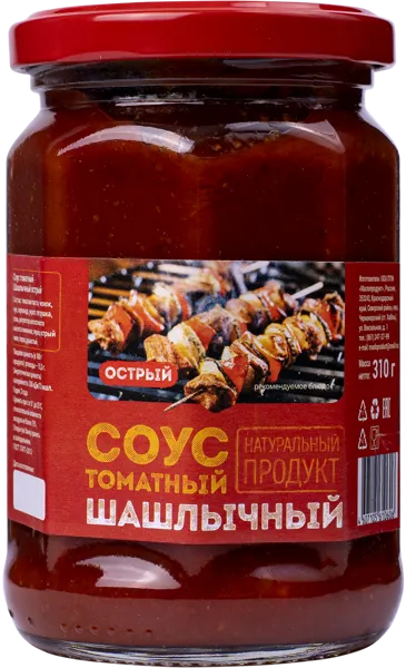 Изображение Соус томатный шашлычный Маслопродукт с/б, 310 г