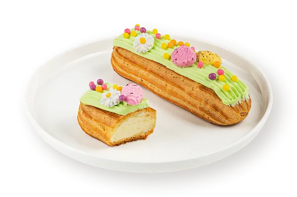 Изображение Пирожное заварное Эклер Пасхальный ванильный СП ТАБРИС п/б, 105 г