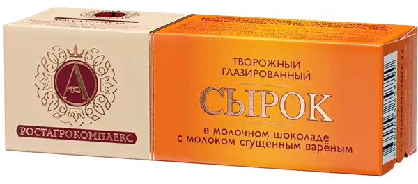 Изображение Сырок творожный 26% в молочном шоколаде А.РостАгроКомплекс с молоком вареным РостАгроКомплекс кор, 5