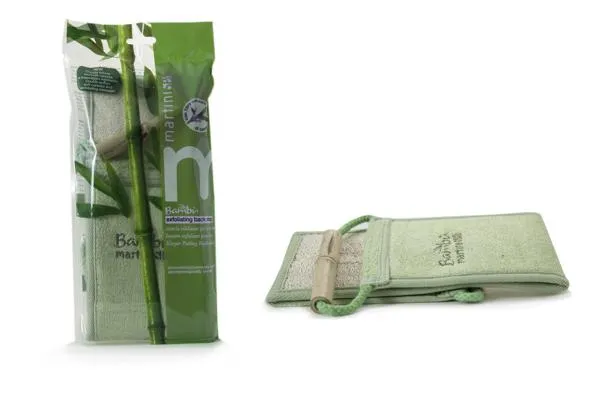 Изображение Мочалка для тела с ручками Мартини бамбу лента люфа бамбук Мартини спа м/у, 1 шт