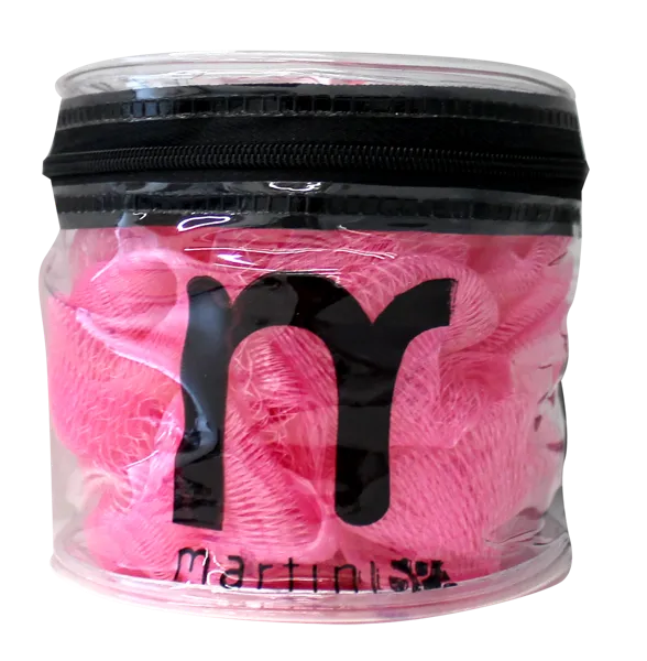 Изображение Мочалка для тела роза Мартини колор массажная цветная Мартини спа м/у, 1 шт