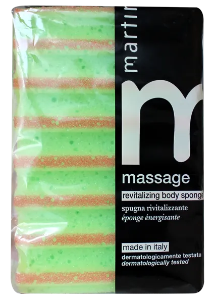 Изображение Мочалка для тела Мартини колор цветная полоска Мартини спа м/у, 1 шт