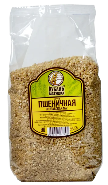 Изображение Крупа Пшеничная Кубань матушка полтавская Югоптторг-23 м/у, 800 г