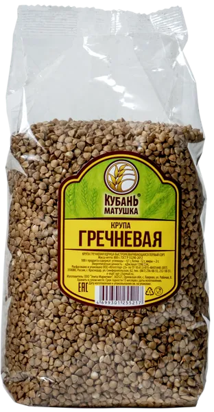 Изображение Крупа гречневая ядрица Кубань матушка Югоптторг-23 м/у, 800 г