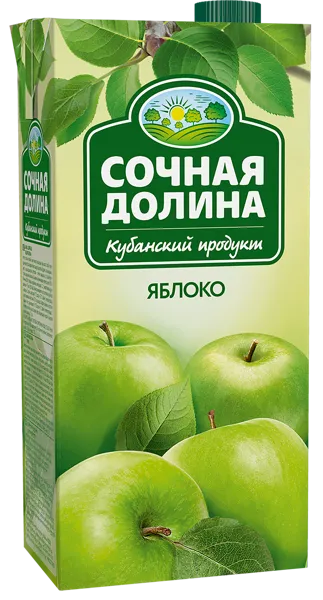 Изображение Нектар Сочная долина яблоко ЮСК т/п, 1,93 л