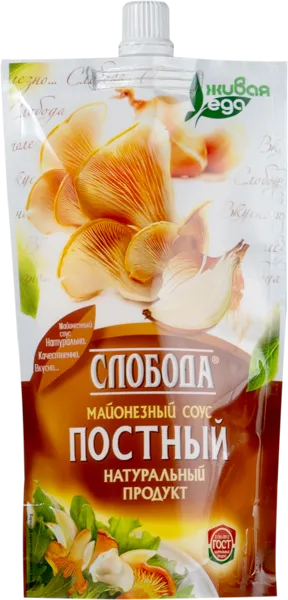 Изображение Майонез 56% Слобода постный ЭФКО м/у, 192 г