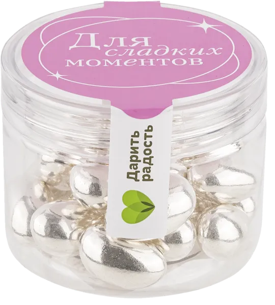 Изображение Драже в молочном шоколаде Мискетс миндаль серебристый Пакель м/у 