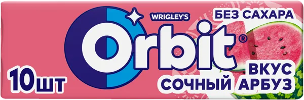 Изображение Жевательная резинка Орбит сочный арбуз Марс м/у, 13,6 г