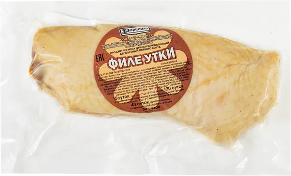 Изображение Мясо утки сыровяленое Раритет филе Раритет ПКФ в/у 