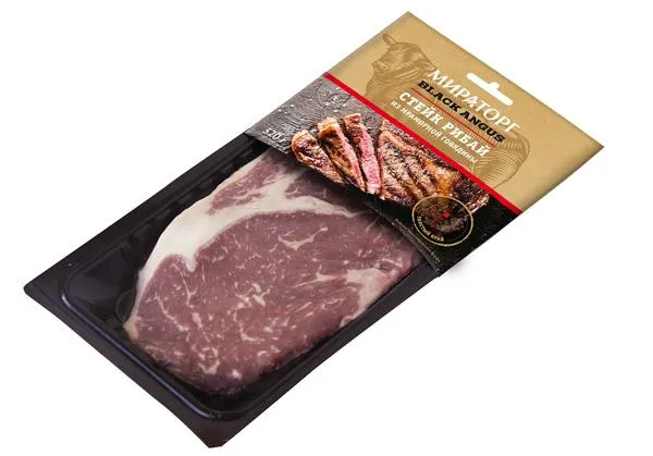 Изображение Мясо охлаждённое Стейк Рибай Чойс из мраморной говядины Мираторг ТК в/у, 320 г