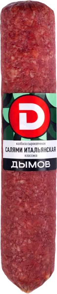 Изображение Колбаса сырокопченая Дымов салями итальянская класси Дымовское КП  