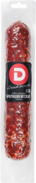 Изображение Колбаса полусухая с/к Дымов брауншвейгская Дымовское КП  