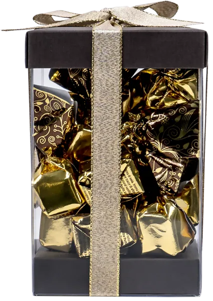 Изображение Трюфели темный шоколад Антика Торронерия Пьемонт золотая коллекция Джиолосита кор, 200 г