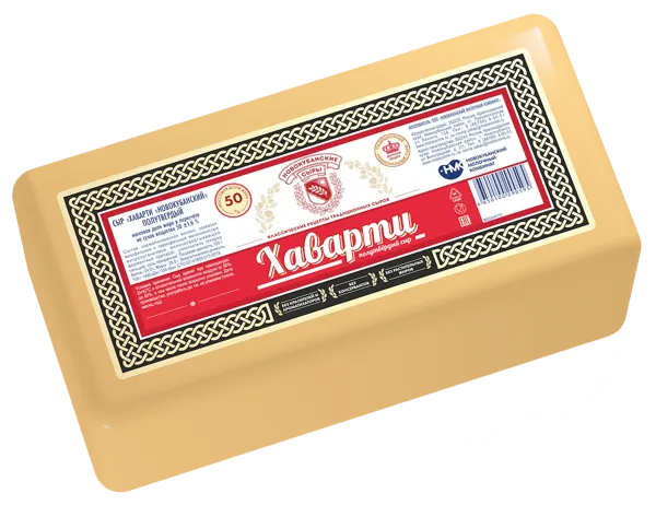 Изображение Сыр 50% полутвердый Новокубанский хаварти Новокубанский МК  