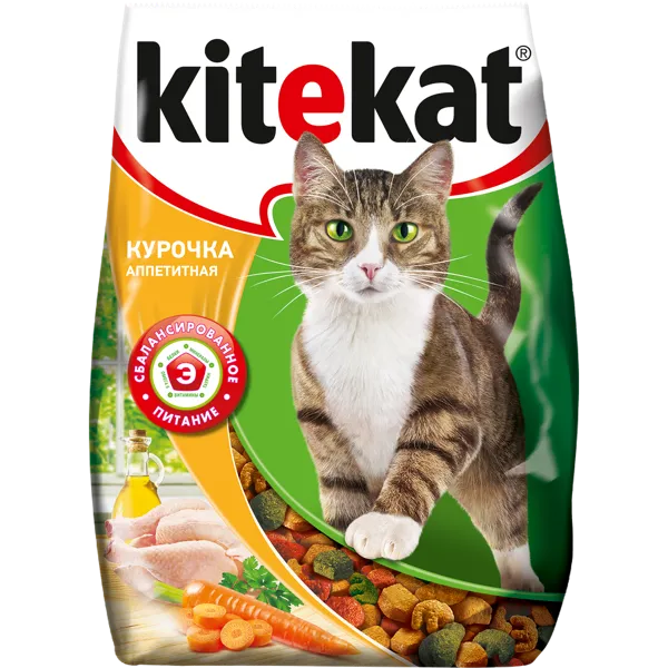 Изображение Корм для кошек Китекет аппетитная курочка Марс м/у, 350 г