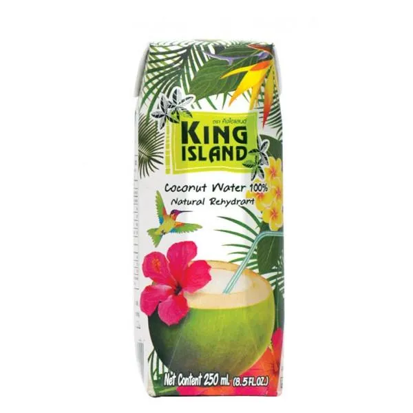 Изображение Напиток без сахара негаз Кинг Айленд кокосовая вода Ампол Фуд Процессинг т/п, 0,25 л
