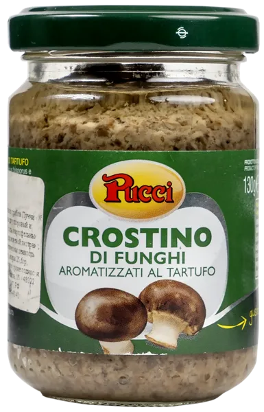 Изображение Паста из грибов Пуччи с трюфельным ароматом Пуччи СРЛ с/б, 130 г