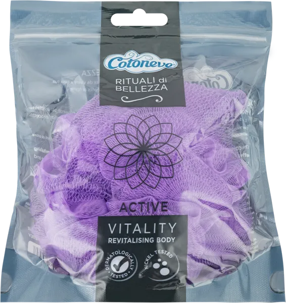 Изображение Губка для тела Котонев роза нейлон Сисма м/у, 1 шт