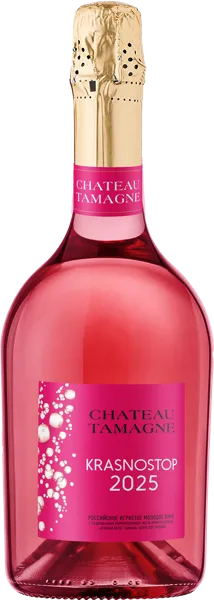 Изображение Вино игристое розовое п/сух Красностоп ЗНМП шато тамань молодое Кубань Вино с/б, 0,75 л