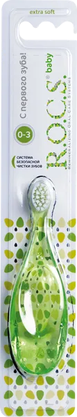 Изображение Зубная щетка детская 0-3 года Рокс бейби ЕвроКосМед к/у, 1 шт
